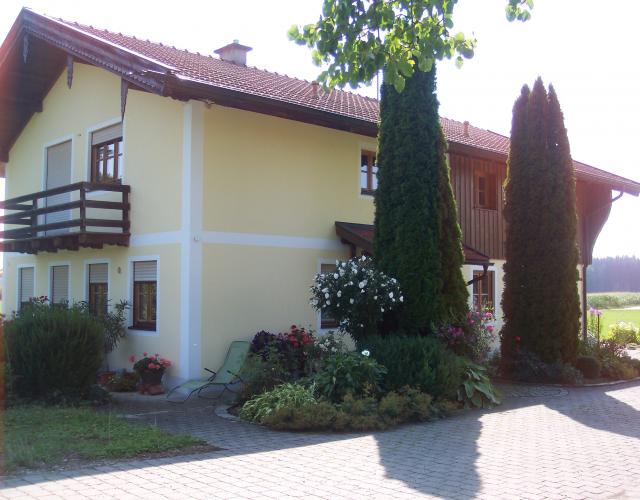 Frontview of the Apartment in the Chiemgau